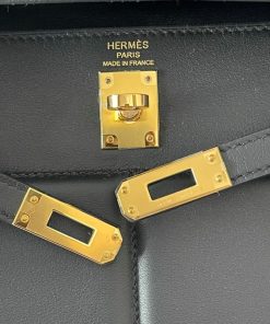 Alternative view of Hermes Kelly 25 Padded Black Swift